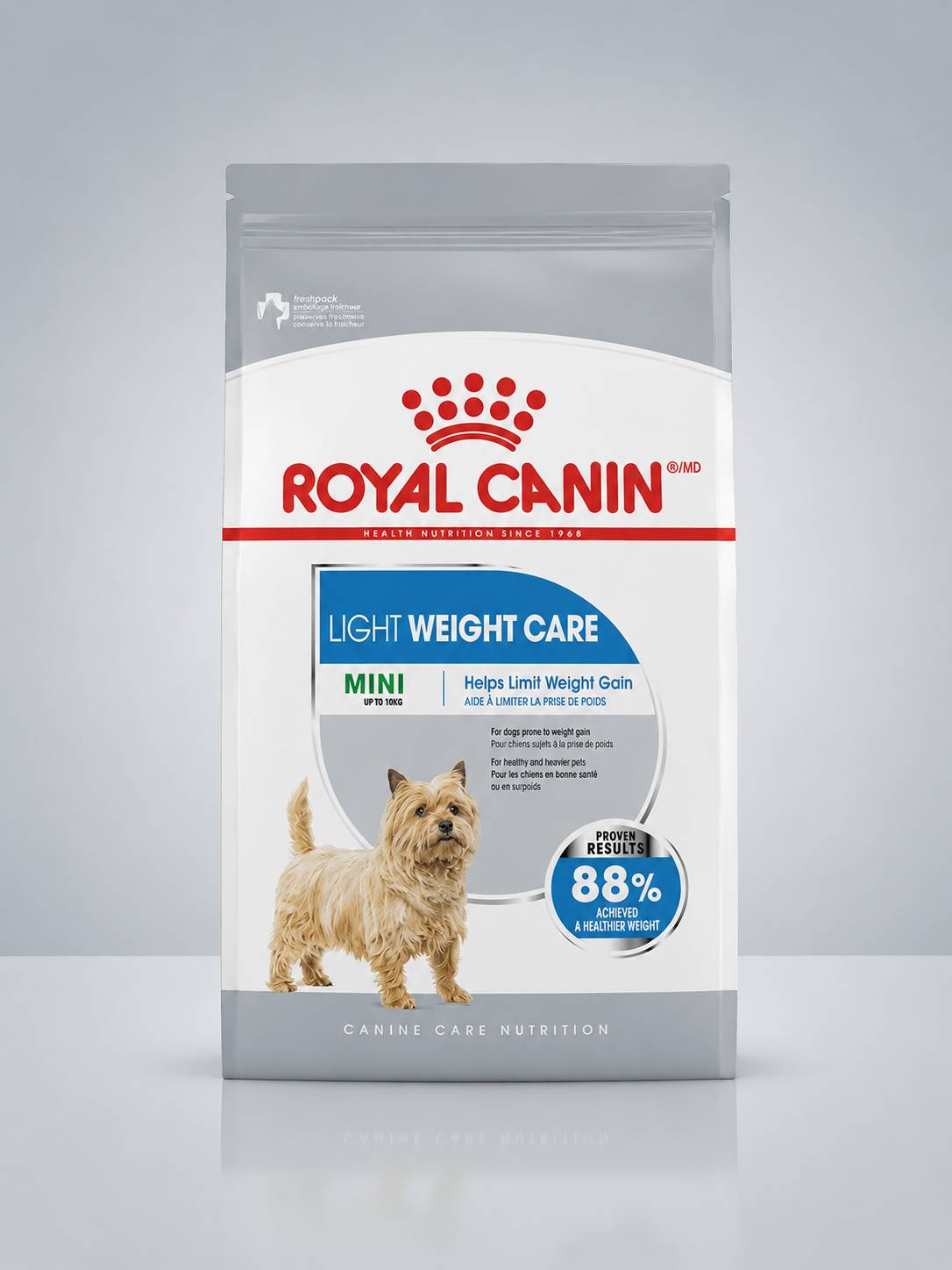 غذای خشک سگ رویال کنین Royal Canin Mini light Weight Care وزن 3 کیلوگرم